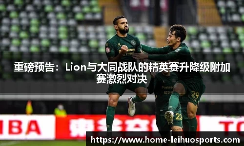 重磅预告：Lion与大同战队的精英赛升降级附加赛激烈对决